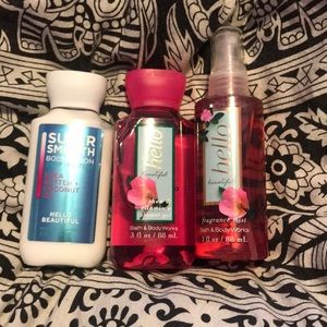 Bath and body works set
